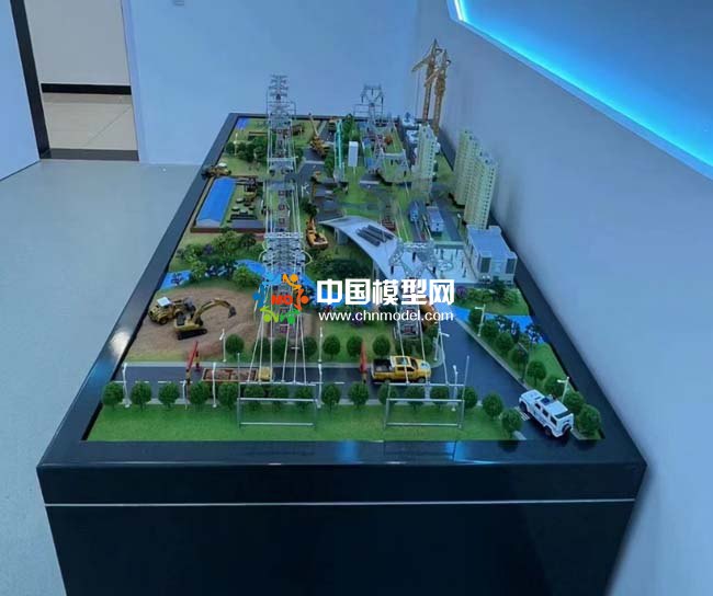 輸電運檢中心防外破工作培訓沙盤模型