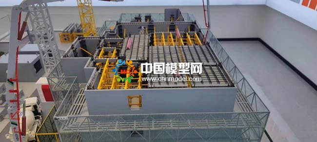 PC裝配式建筑施工工藝流程沙盤模型