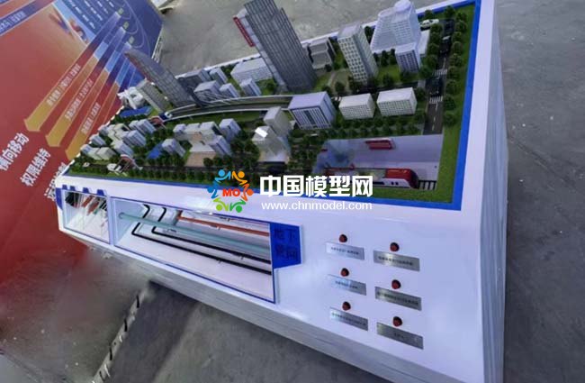 城市生命線工程安全運行監(jiān)測沙盤模型