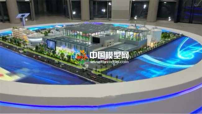 有機(jī)廢棄物資源化利用處理沙盤(pán)模型