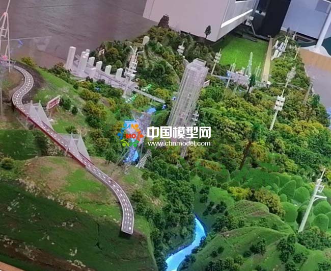 移動通信5g基站鐵塔沙盤模型