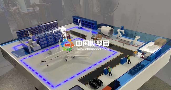 智慧機務(wù)檢修中臺沙盤模型