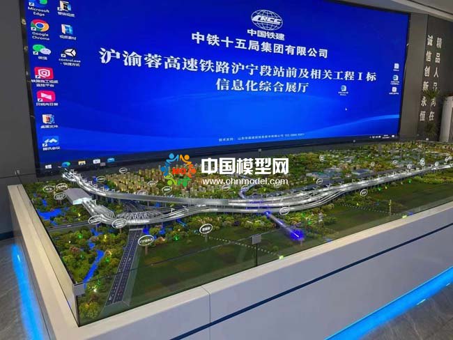 高速鐵路沙盤模型