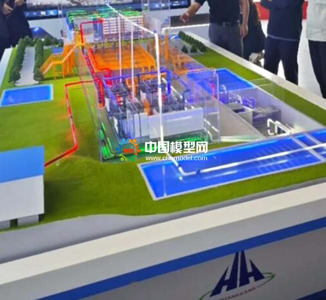 污水處理流程沙盤模型