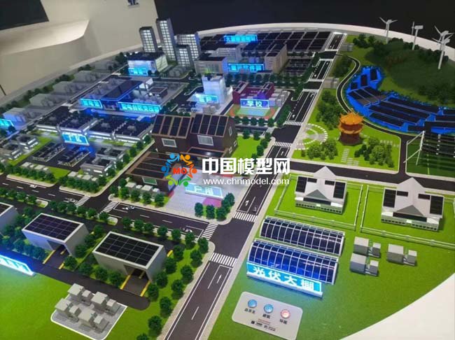 光伏太陽(yáng)能全場(chǎng)景沙盤(pán)模型