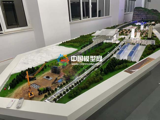 石家莊鐵路學(xué)院教學(xué)實訓(xùn)沙盤模型
