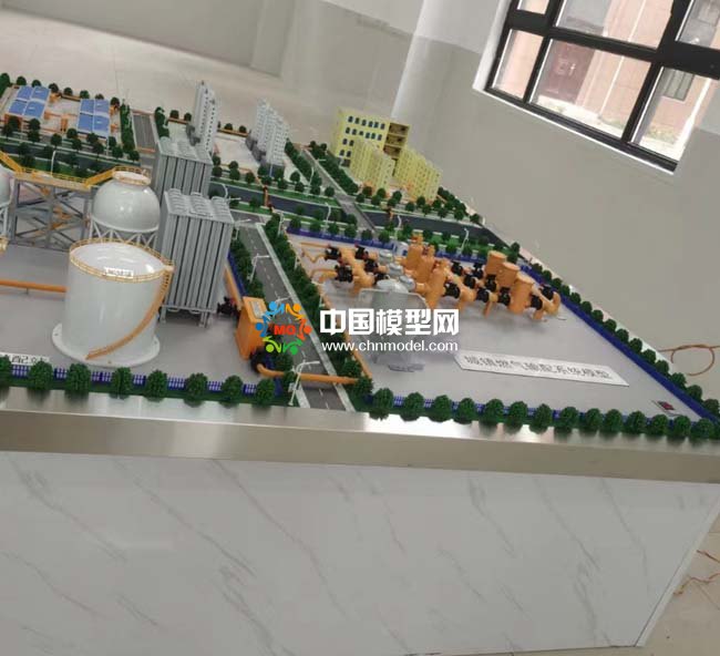 城鎮(zhèn)燃?xì)廨斉湎到y(tǒng)沙盤模型