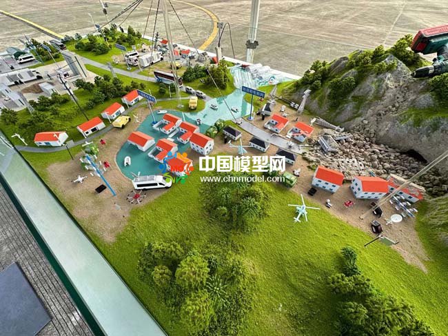 全國應急通信演練沙盤模型