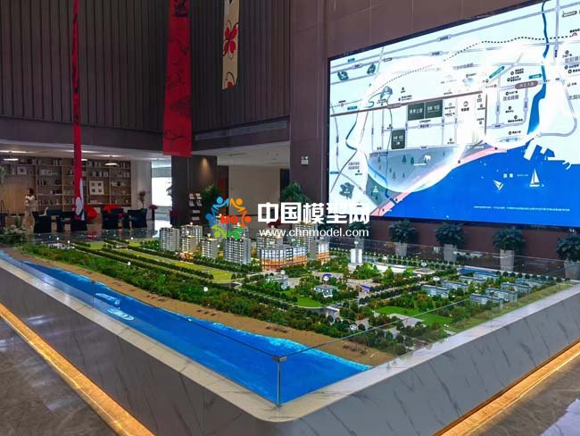 綠城悅園沙盤模型