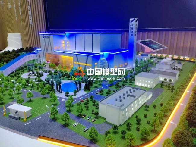 環(huán)衛(wèi)固廢處理沙盤模型
