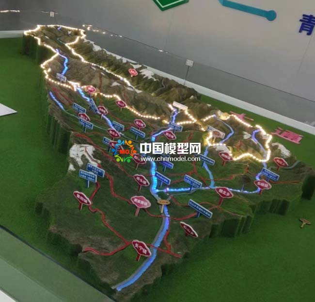 農村污水處理運維沙盤模型