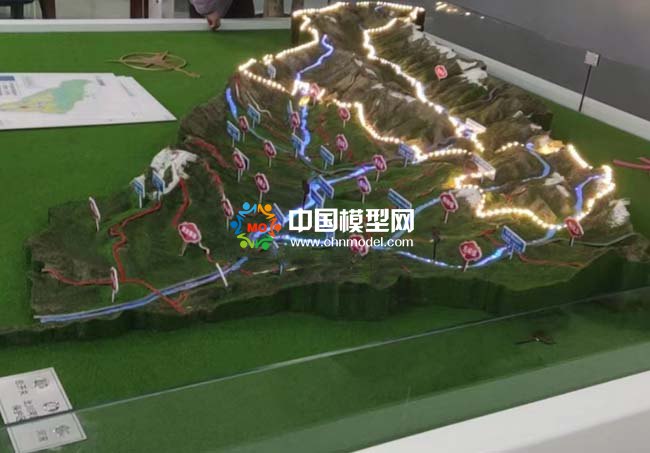 農村污水處理運維沙盤模型