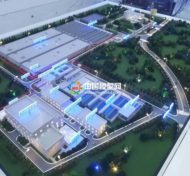 智能污水處理廠沙盤(pán)模型