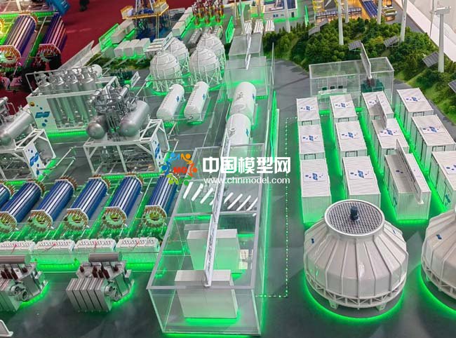 可再生能源大規(guī)模制氫沙盤模型
