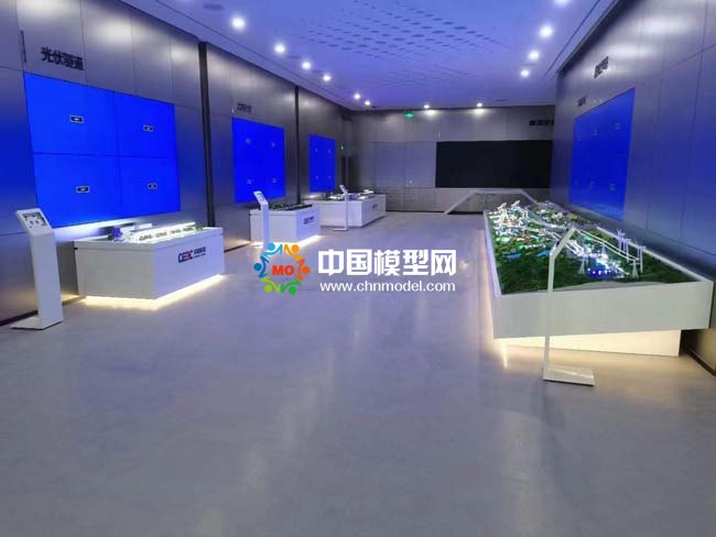 企業(yè)綜合智慧能源展廳沙盤模型
