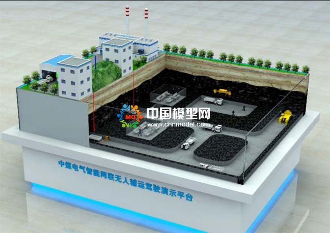 煤礦智能網(wǎng)聯(lián)無(wú)人輔運(yùn)駕駛沙盤(pán)模型
