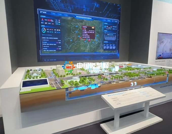 城市生命線運(yùn)營(yíng)管理平臺(tái)沙盤(pán)模型