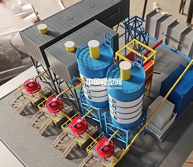礦用機(jī)械設(shè)備模型混凝土摻和設(shè)備模型