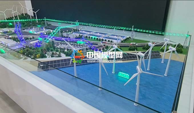 太陽能風(fēng)光互補新能源綜合發(fā)電沙盤模型