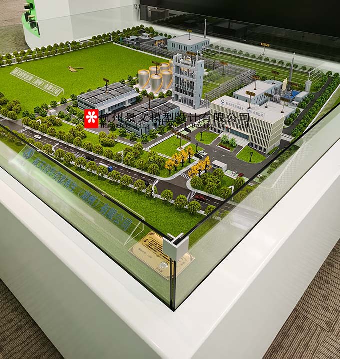 航天國(guó)華資源再生廢液再生沙盤模型