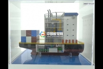 綠色船舶模型，廢氣凈化模型，船舶尾氣凈化模型