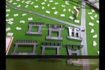 高速公路沙盤(pán)，橋梁隧道沙盤(pán)模型