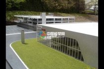 汽車展館沙盤模型，汽車展廳4S店沙盤模型