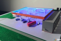 富仁高科加油站模型?，電泳裝配線模型?，德梅柯裝備模型