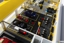 智能物流庫(kù)模型，上海曉?shī)W工業(yè)模型，汽修店展示模型