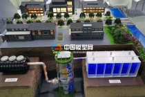 荷電膜一體化污水處理沙盤(pán)模型