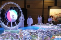 迪拜藍(lán)水島摩天輪項目建筑模型