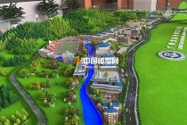 廣州龍濤外國(guó)語學(xué)校沙盤模型