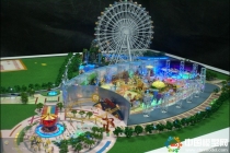 游樂場設(shè)備演示沙盤模型，燃?xì)獍踩鹿恃菔旧潮P模型