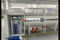 充氣站模型，充電站模型，能源站模型